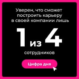 Лишь 1 из 4 сотрудников верят, что смогут построить карьеру в своей компании. image preview